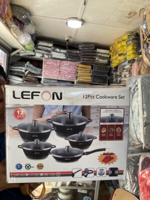 12 pieces nonstick cookware set